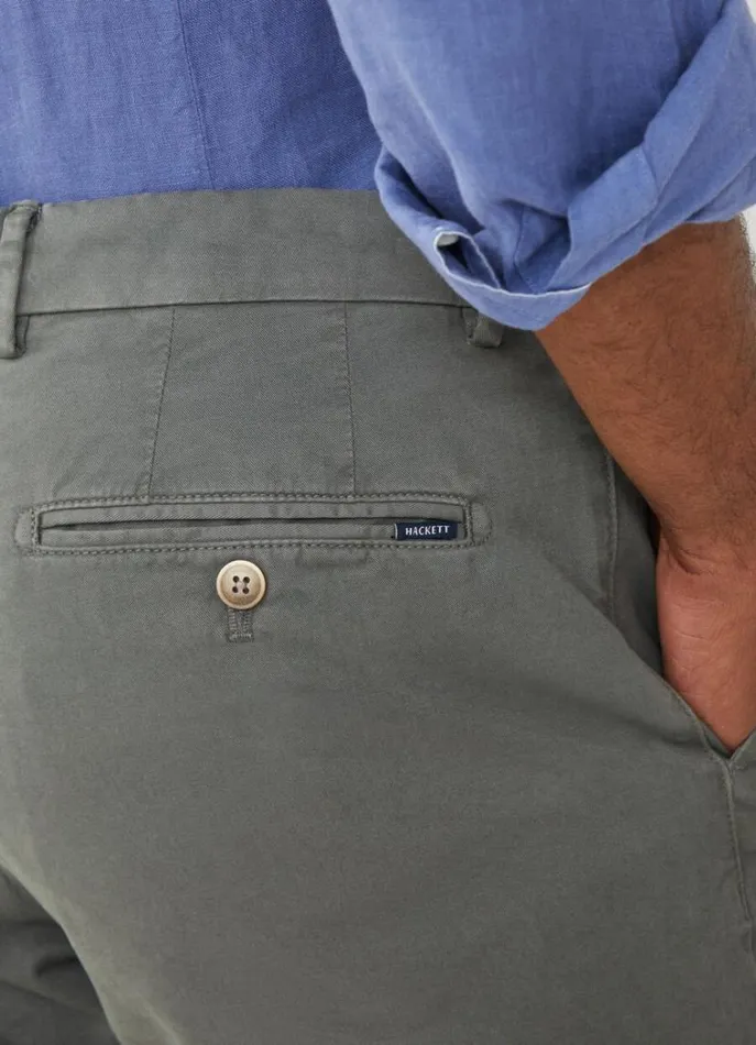 Men Shorts Hackett London Slim Fit Kensington Shorts Khaki
