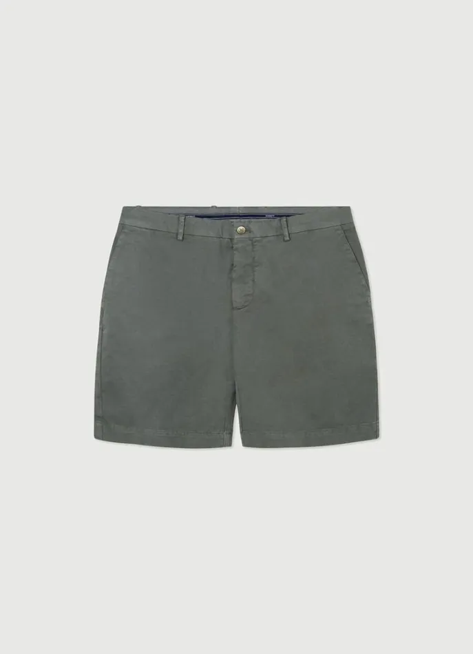 Men Shorts Hackett London Slim Fit Kensington Shorts Khaki