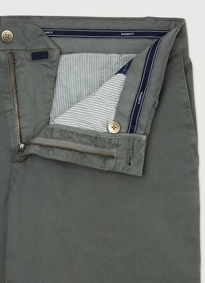 Men Shorts Hackett London Slim Fit Kensington Shorts Khaki