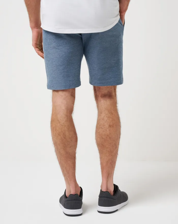 Men Shorts TravisMathew ADIRONDACK SHORT 9IN Heather Navy