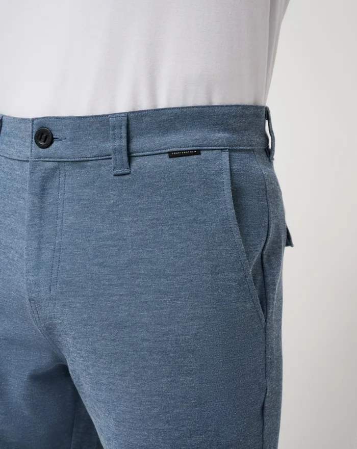 Men Shorts TravisMathew ADIRONDACK SHORT 9IN Heather Navy