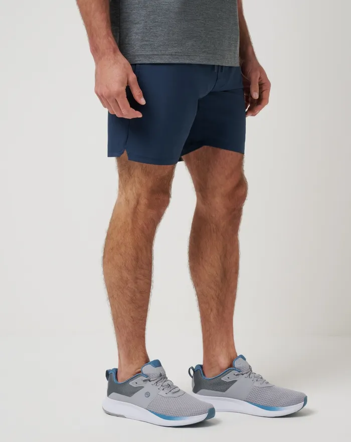 Men Shorts TravisMathew WANDERLUST EWAIST SHORT 75IN Mood Indigo