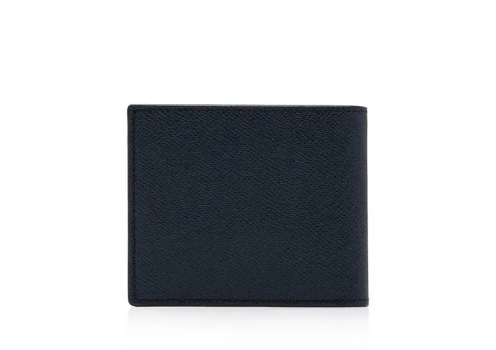 Men Small Leather Goods Tom Ford Small Grain Leather Bifold Wallet Midnight Blue Men Small Leather Goods Tom Ford Small Grain Leather Bifold Wallet Midnight Blue