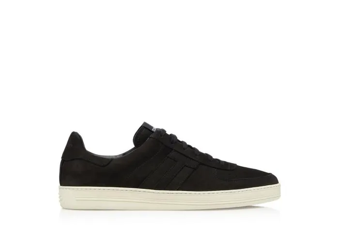 Men Sneakers Tom Ford Nubuck Radcliffe Sneaker Black Cream