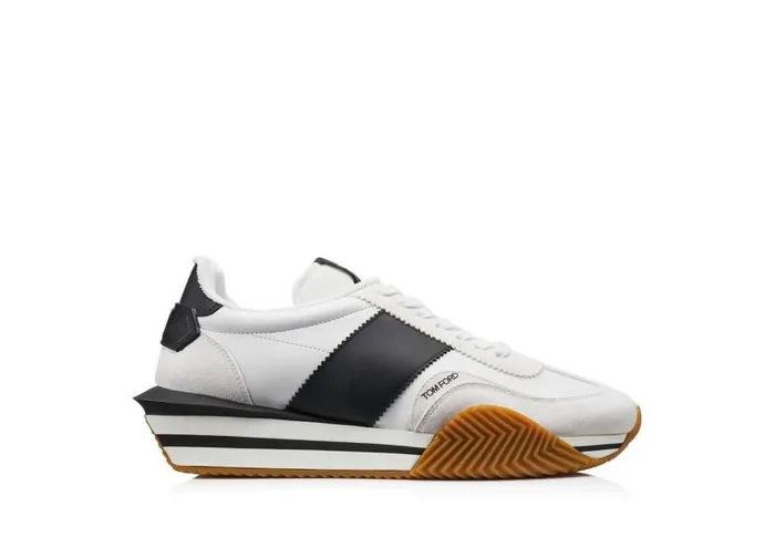 Men Sneakers Tom Ford Suede EcoFriendly Material James Sneaker Whiteblack Cream Men Sneakers Tom Ford Suede EcoFriendly Material James Sneaker Whiteblack Cream