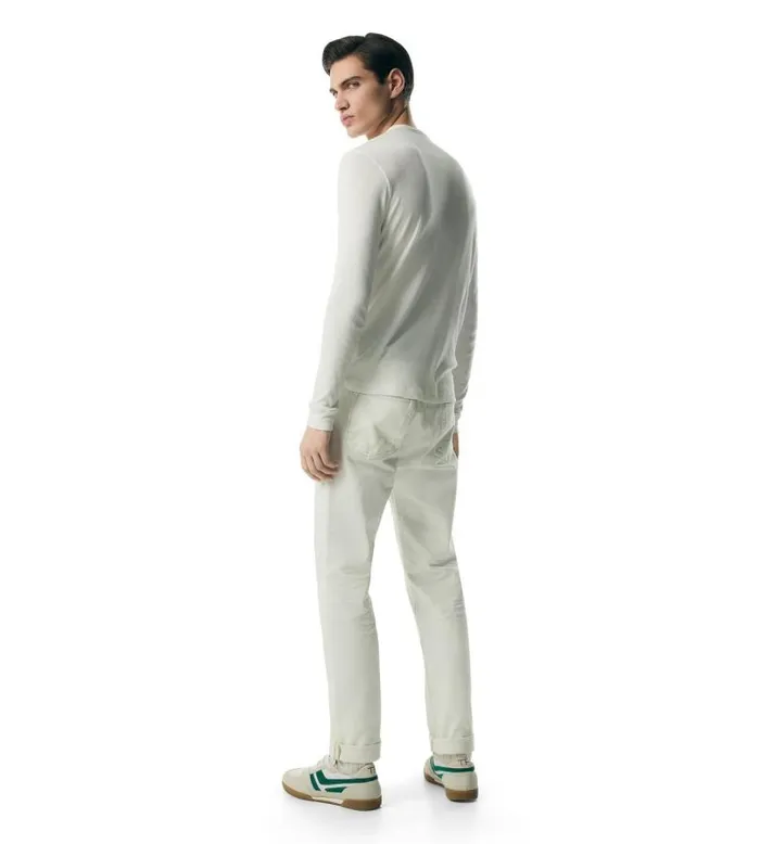 Men Sneakers Tom Ford Suede Jackson Sneaker Whitegreen Amber