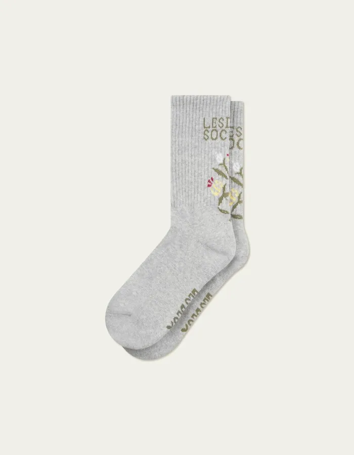 Men Society Socks 8211 2Pack 8211 Grey Melange Les Deux Underwear