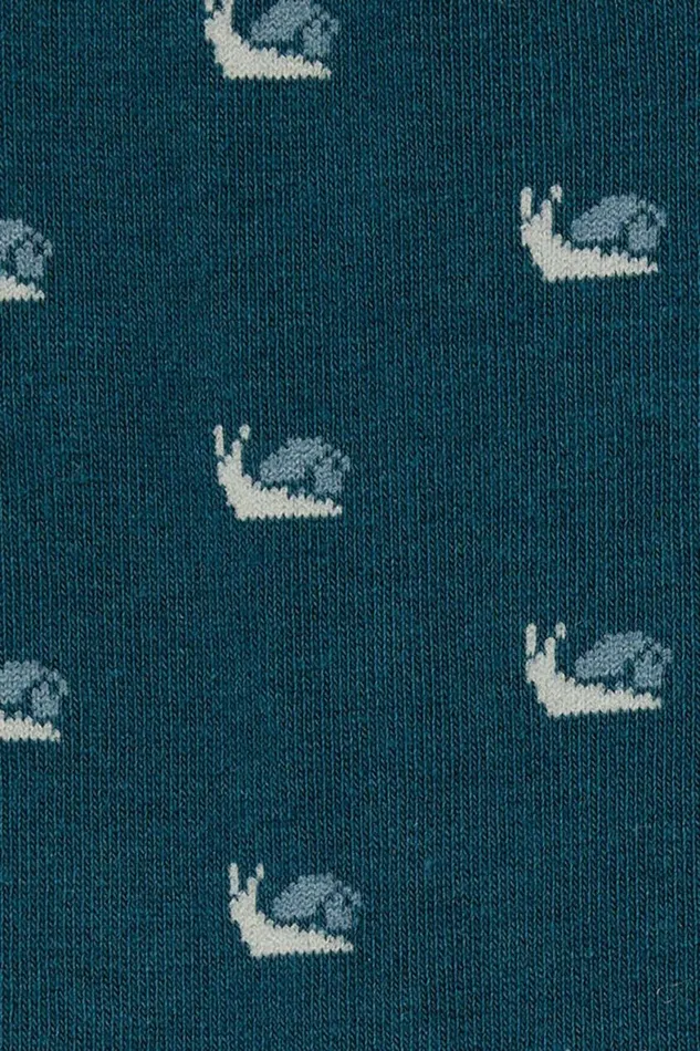 Men Soft Everyday Socks Blue Snail About Town Bonobos Socks and Underwear