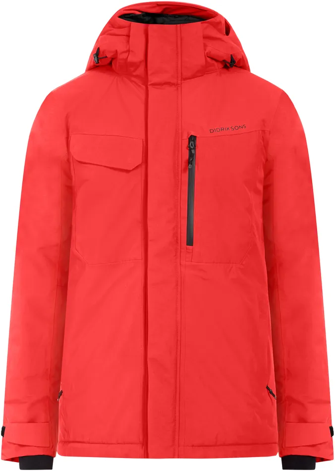 Men Stefan Jacket Pomme Red Didriksons Autumn Jackets