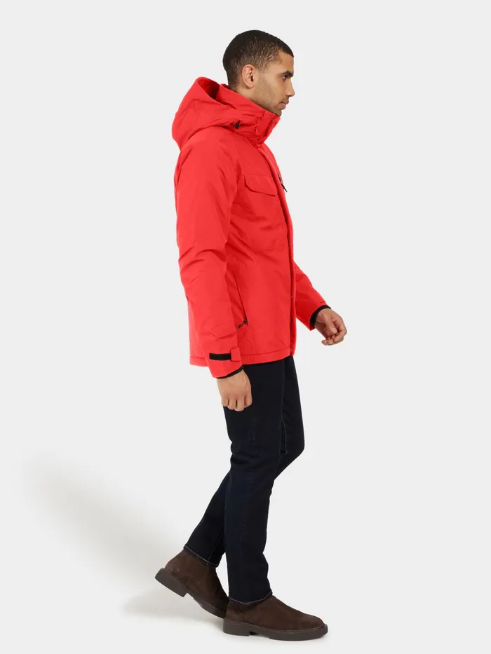 Men Stefan Jacket Pomme Red Didriksons Autumn Jackets