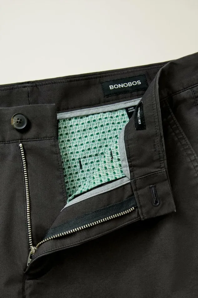 Men Stretch Lightweight Chino Shorts Phantom Bonobos Chino Shorts