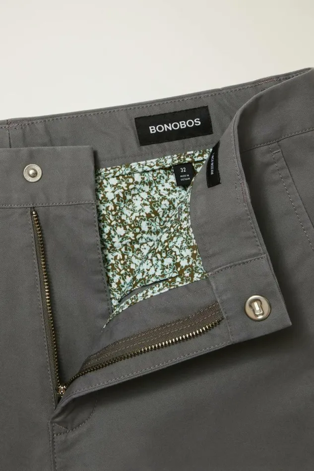 Men Stretch Washed Chino Shorts Grey Bonobos Chino Shorts