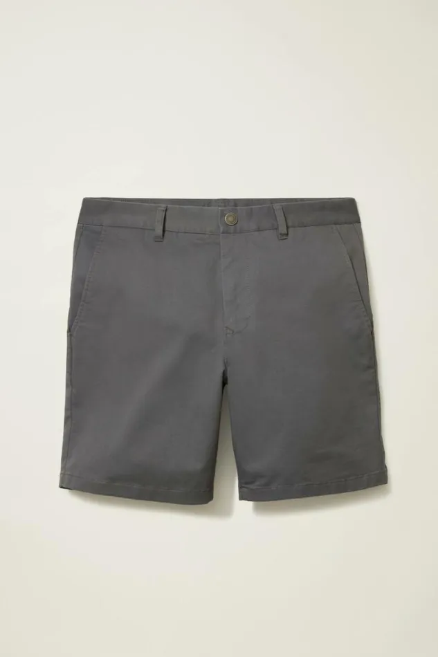 Men Stretch Washed Chino Shorts Grey Bonobos Chino Shorts