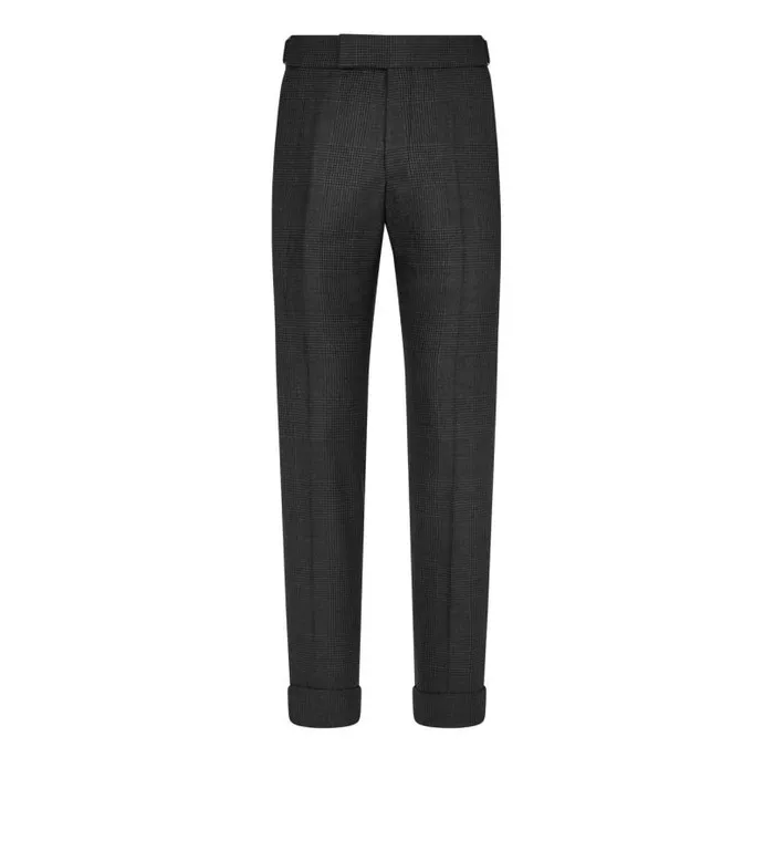 Men Suits Tom Ford Canvas Check Shelton Suit Dark Grey Men Suits Tom Ford Canvas Check Shelton Suit Dark Grey