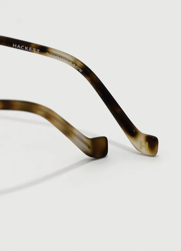 Men Sunglasses Hackett London Round Sunglasses Matt Lt Gold