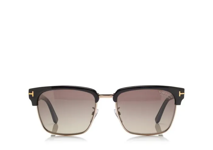 Men SUNGLASSES Tom Ford Polarized River Sunglasses Black