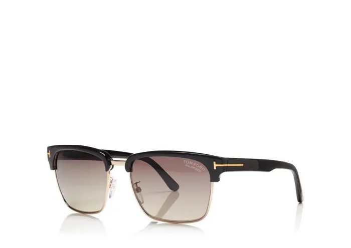 Men SUNGLASSES Tom Ford Polarized River Sunglasses Black