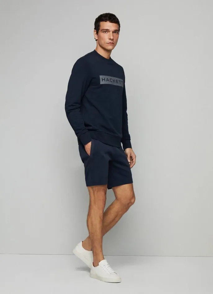 Men Sweatshirts Hackett London Classic Fit Hackett Sport Shorts Navy