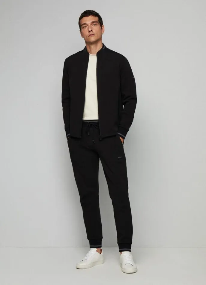 Men Sweatshirts Hackett London Hackett Sport Classic Fit Cardigan Black