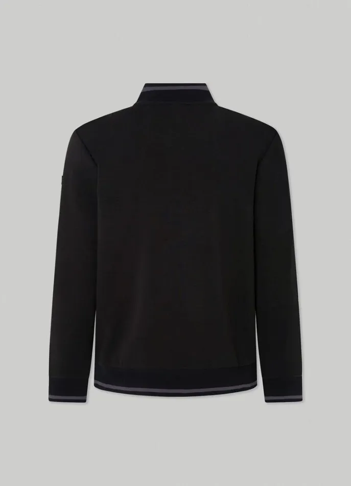 Men Sweatshirts Hackett London Hackett Sport Classic Fit Cardigan Black