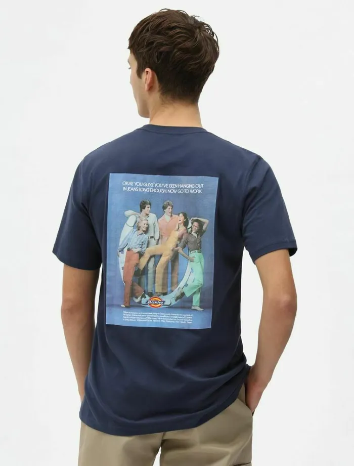 Men TShirts Dickies Bigfork TShirt Navy Blue