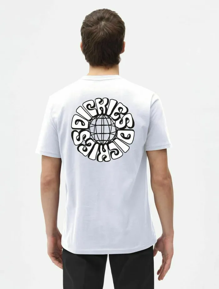 Men TShirts Dickies Globe TShirt White