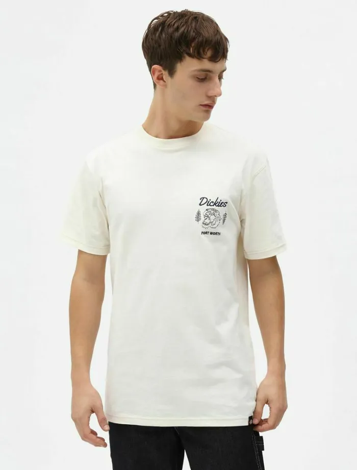 Men TShirts Dickies Halma TShirt Ecru