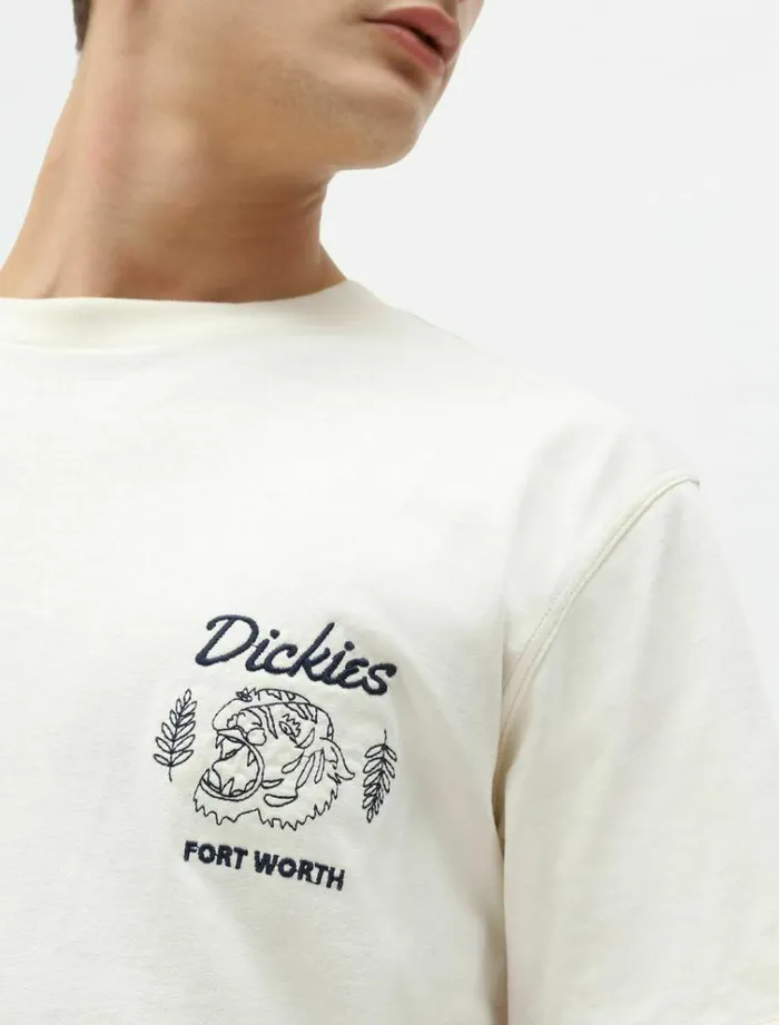 Men TShirts Dickies Halma TShirt Ecru