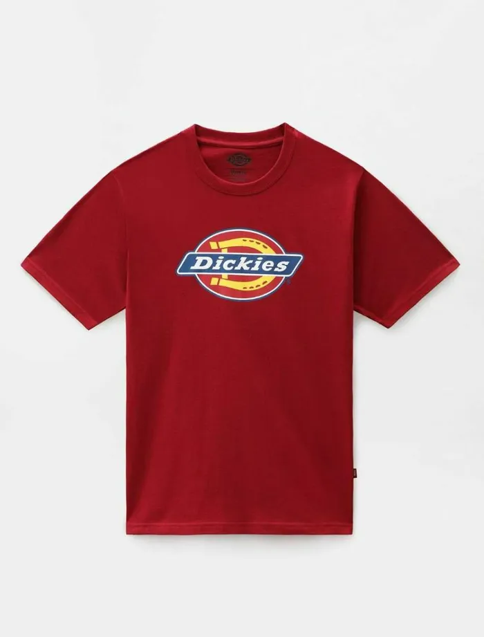 Men TShirts Dickies Icon Logo TShirt Bikg Red