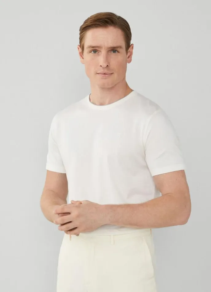 Men Tshirts Hackett London Filafil TShirt White