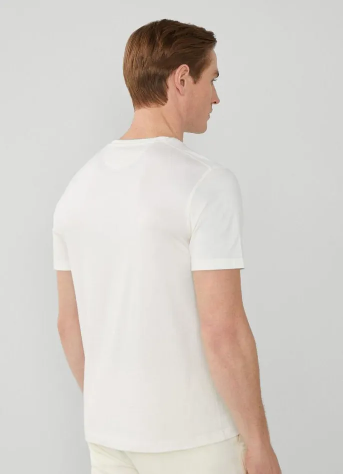 Men Tshirts Hackett London Filafil TShirt White
