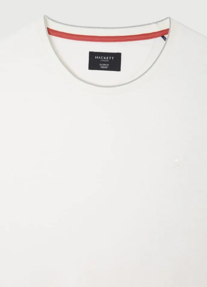 Men Tshirts Hackett London Filafil TShirt White