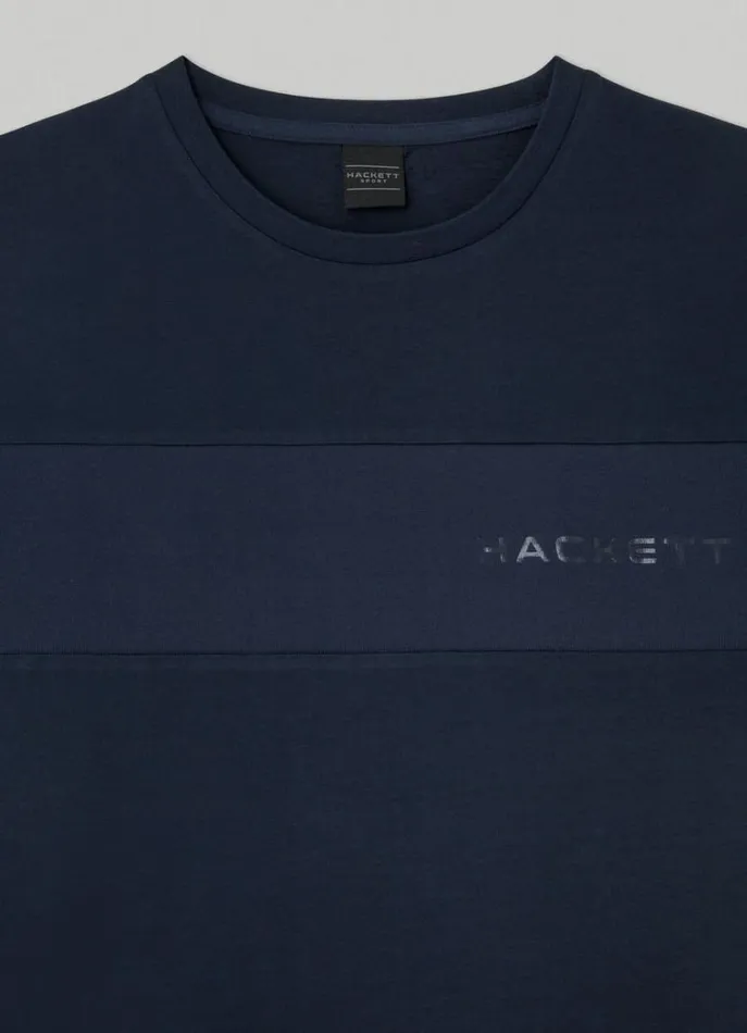 Men Tshirts Hackett London Hackett Sport Classic Fit TShirt Navy