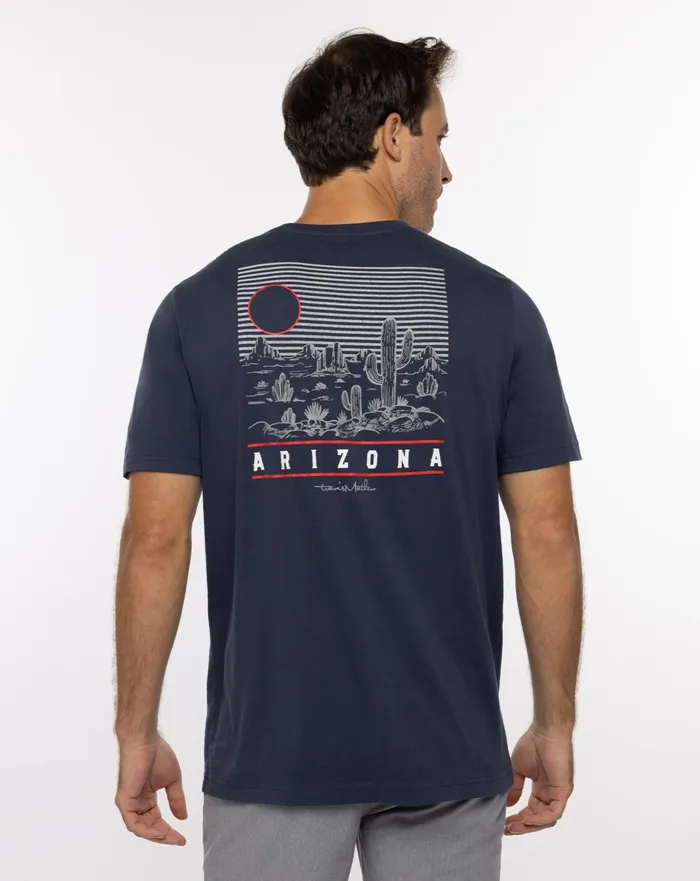 Men Tees TravisMathew BELL ROCK 20 TEE Mood Indigo