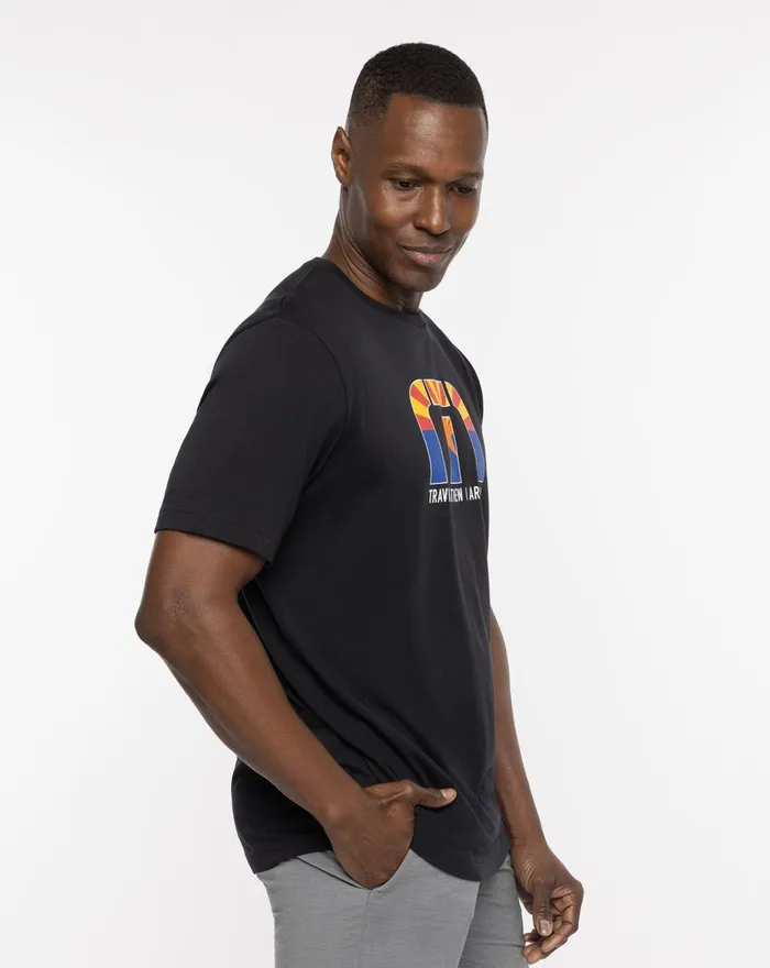 Men Tees TravisMathew DESERT MAN TEE Black