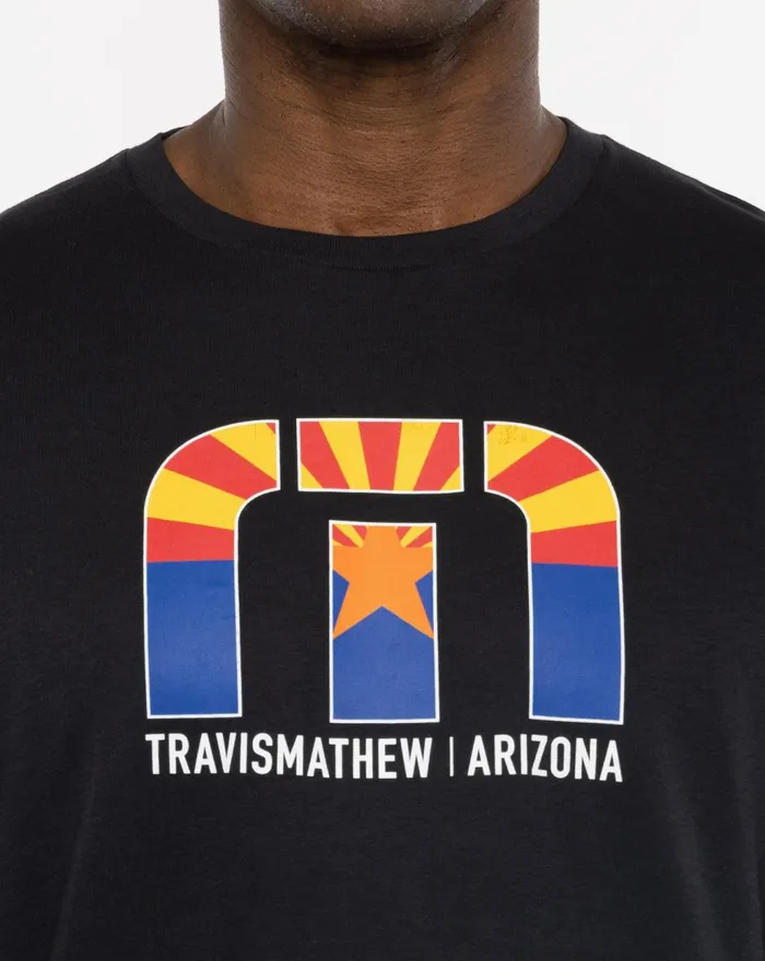 Men Tees TravisMathew DESERT MAN TEE Black