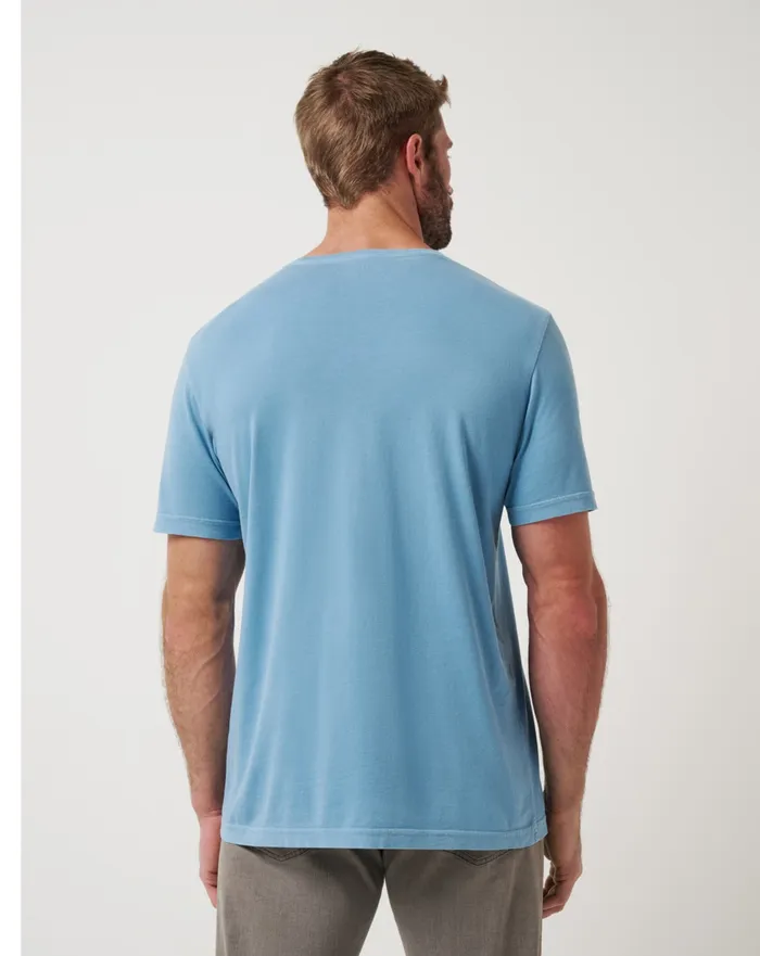Men Tees TravisMathew LOCAL FAVORITE 20 TEE Captains Blue