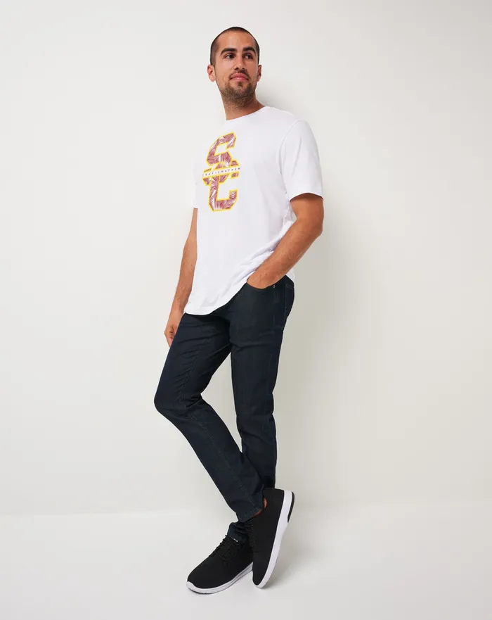 Men Tees TravisMathew USC WAR PAINT TEE White