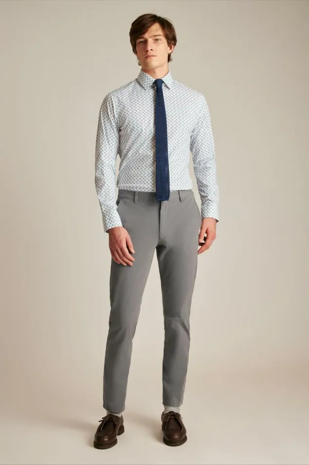 Men The Desk To Dinner Shirt The Happiest Hour White And Blue Bonobos Business Casual Shirts