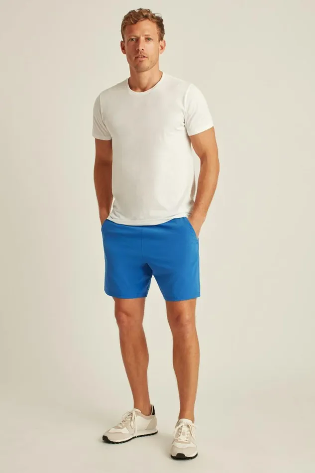 Men The Lined Gym Short Daphne Blue Bonobos Casual Shorts