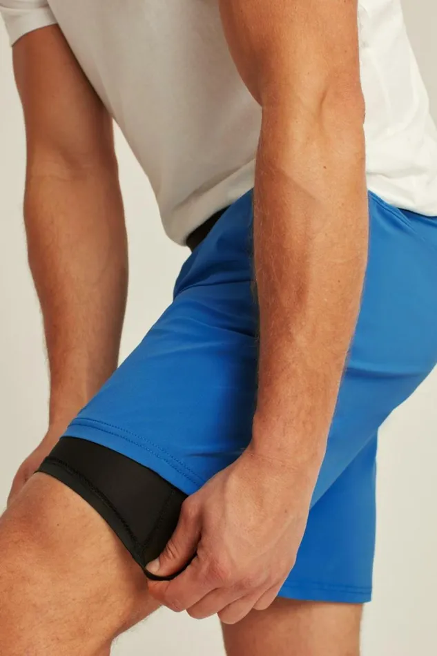 Men The Lined Gym Short Daphne Blue Bonobos Casual Shorts