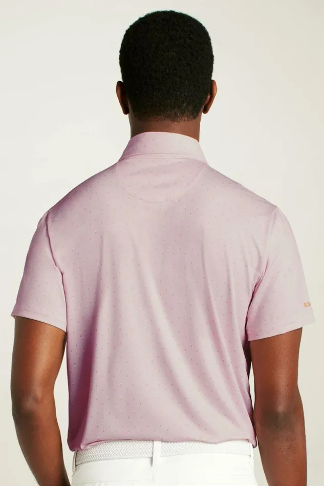 Men The Performance Golf Polo Pink Golf Tee Geo Bonobos Polos