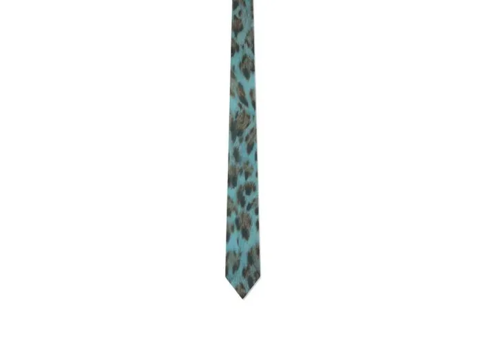 Men Ties and Bow Ties Tom Ford Cheetah Crepe De Chine Tie