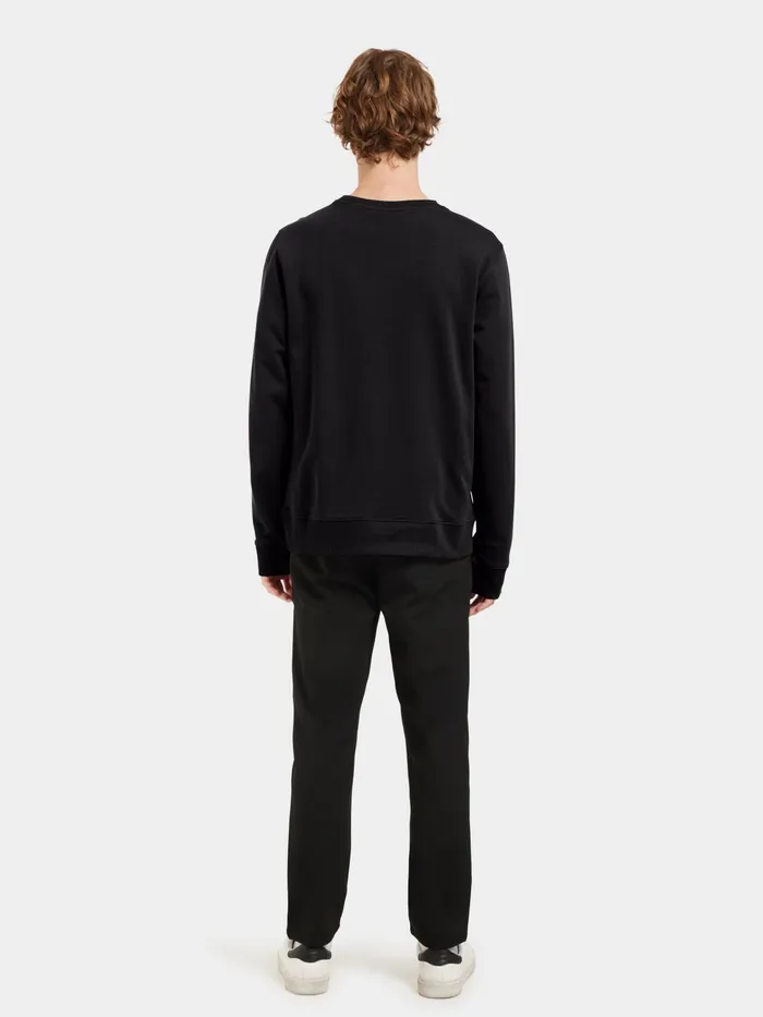 Men Tor Sweater Black Didriksons Hoodies and Sweatshirts