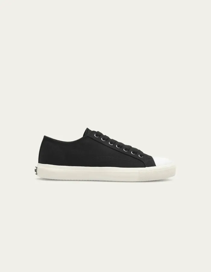 Men Trevor Canvas Shoe 8211 BlackBlack Les Deux Shoes