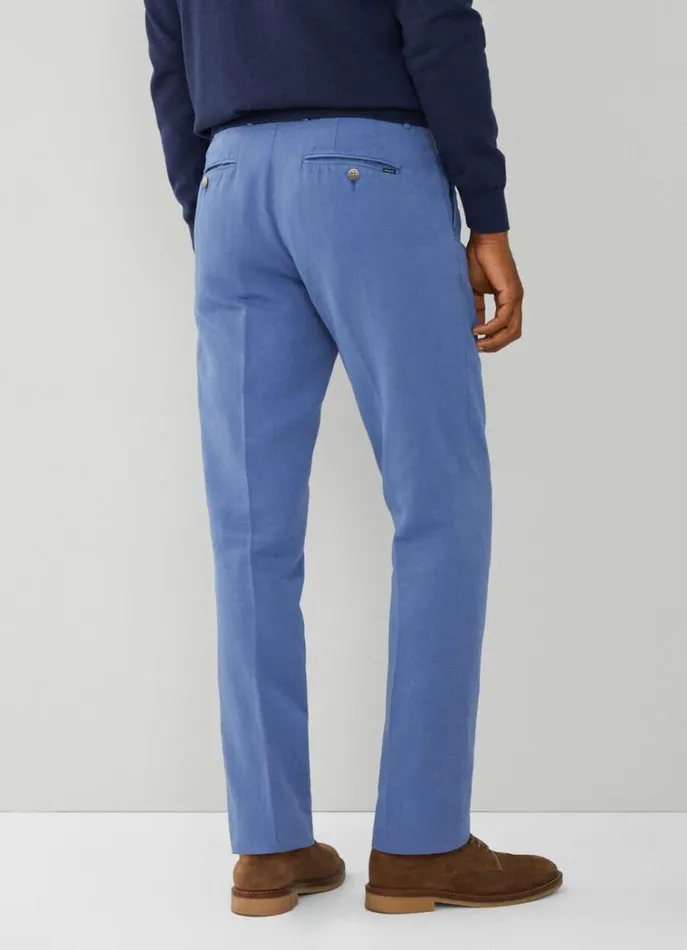 Men Trousers and Chinos Hackett London Kensington Slim Fit Chinos Avio