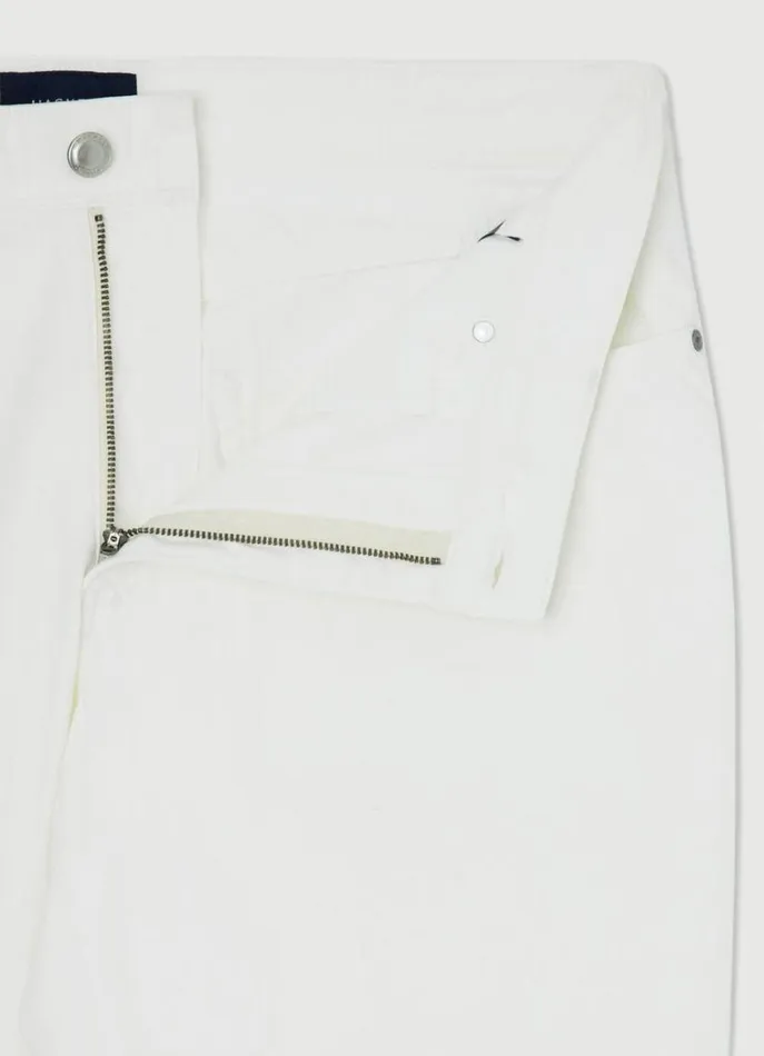 Men Trousers and Chinos Hackett London Regular Fit Trinity Trousers Canvas White