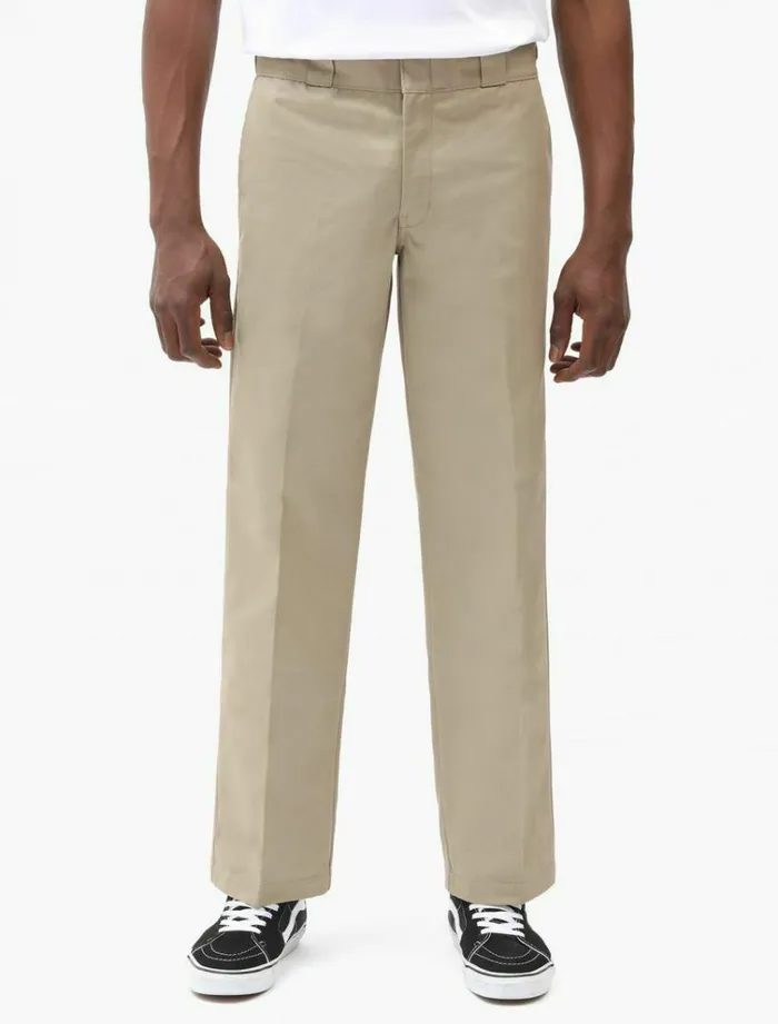 Men Trousers Dickies 873 Slim Straight Work Pant Khaki