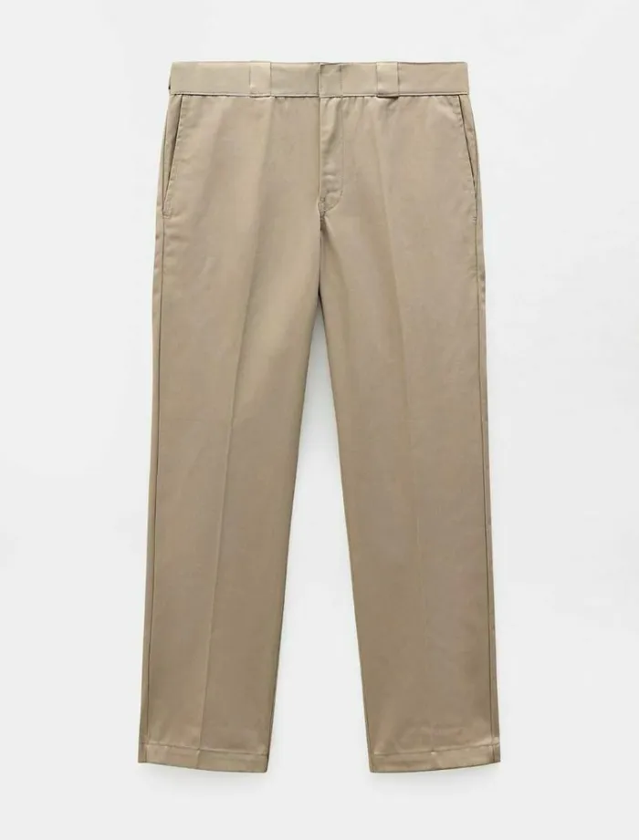 Men Trousers Dickies 873 Slim Straight Work Pant Khaki