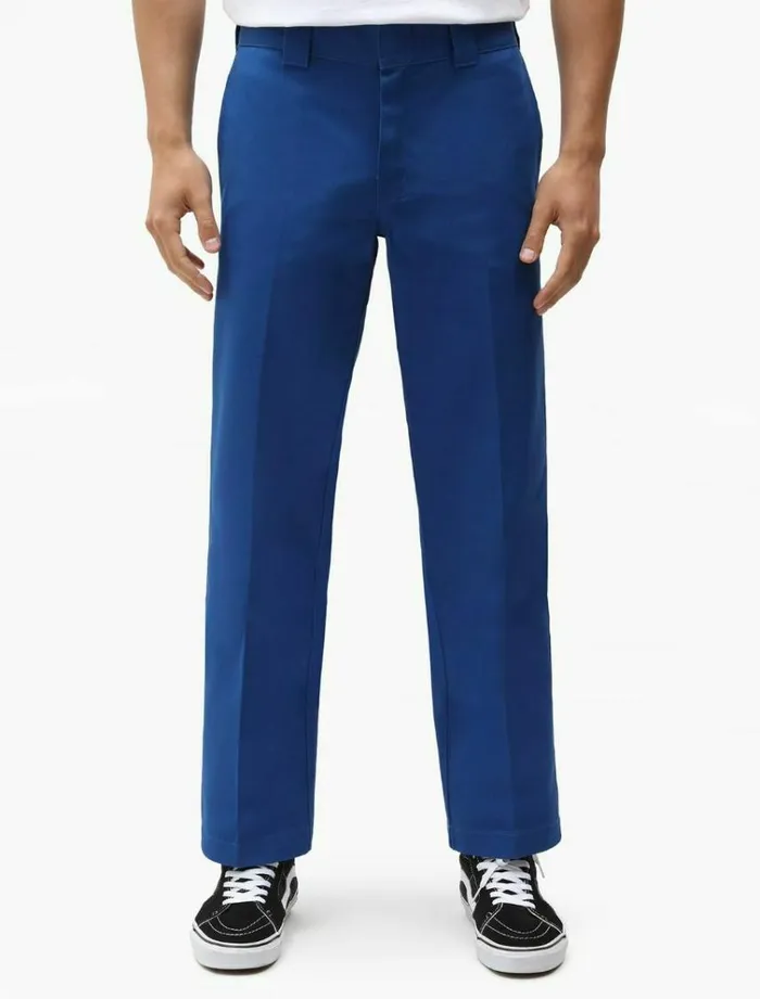 Men Trousers Dickies 873 Slim Straight Work Pant True Blue